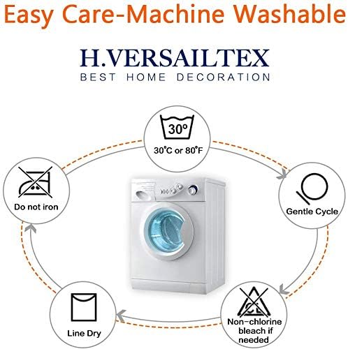 H.VERSAILTEX Velvet Stretch Couch Cushion Cover Plush Cushion Slipcover for Chair Cushion Furniture Protector Seat Cushion Sofa Cover (1 Piece Armchair Cushion Covers, Peacock Blue)