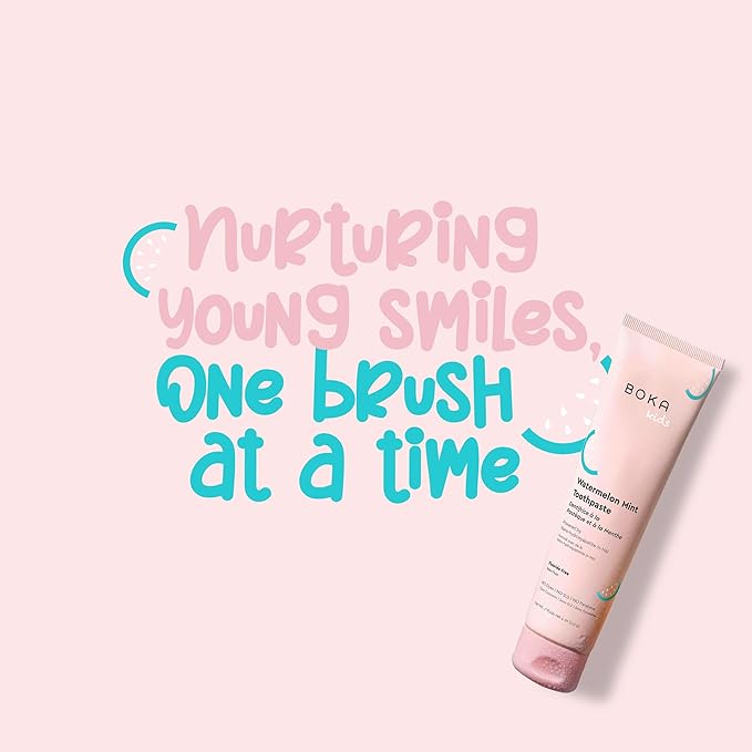 Boka Fluoride Free Toothpaste Nano Hydroxyapatite Toothpaste - Watermelon Mint Flavor, 4 oz 1Pk US Manufactured