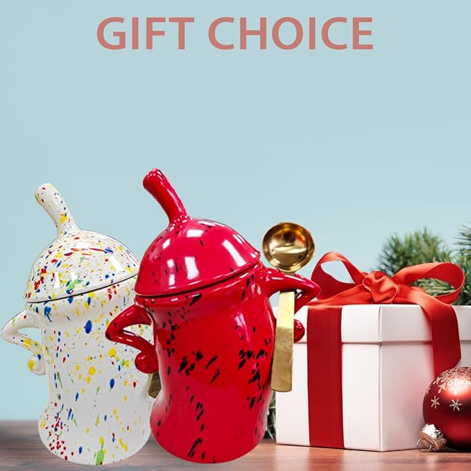 Ceramic Kitchen Canister with Silicone Seal Lid,Modern Elegant Design Airtight Lid Storage Food Jar Canister for Kitchen Sugar Coffee Tea Spice or More (Olive green)