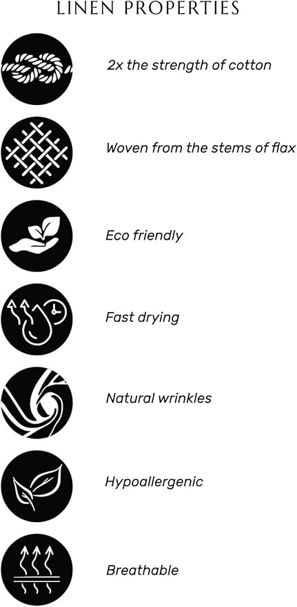 Solino Home Linen Sky Blue Table Runner 48 Inches - 100% Pure Linen Short Table Runner 14 x 48 Inch Ideal for Dresser and Coffee Tables - Fete