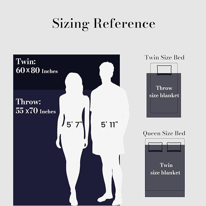 Amélie Home Faux Fur Throw Blanket for Couch, Cozy Fuzzy Fluffy Fur Luxurious Soft Striped Plush Gift Blankets for Family Sofa Chair Bed Living Room Bedroom, 55"x70", Navy Blue