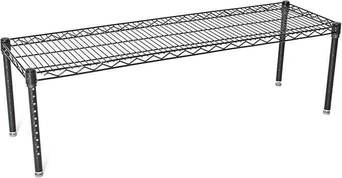 Omega Products Corporation 24" Deep x 30" Wide x 20" High Black Mobile Dunnage Rack