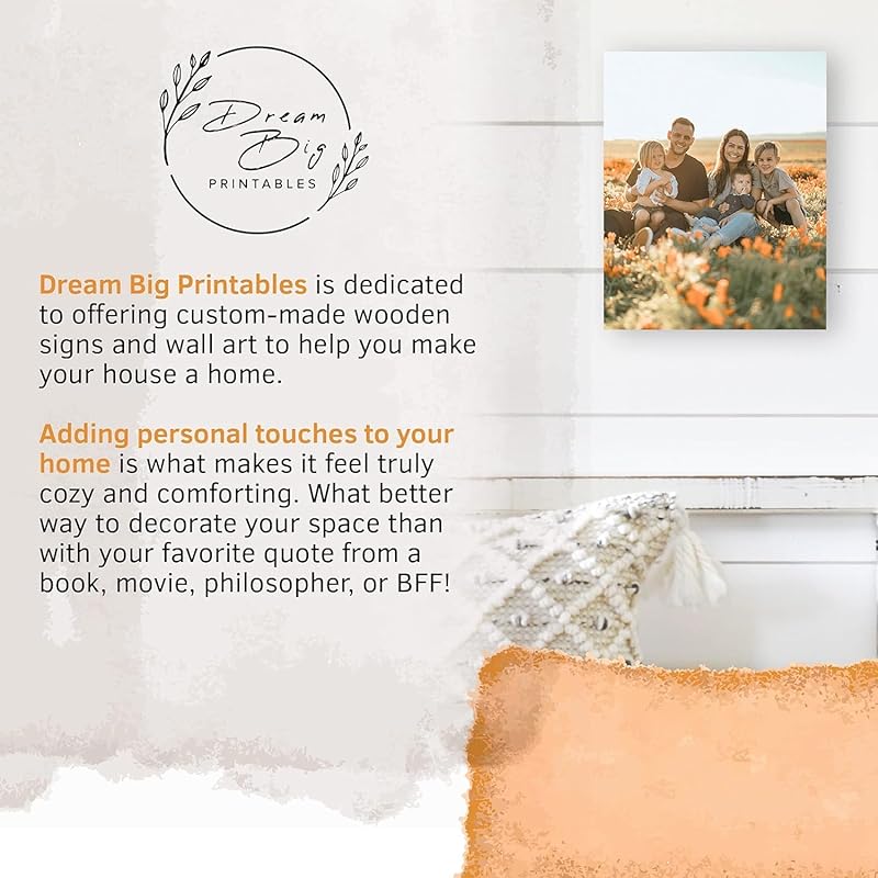 Custom Wood Signs Personalized | Farmhouse Decor | Personalized Signs | Personalized Rustic Wood Signs | Father's Day Gift | Custom Sign | Ready to Hang! (12x24 Inches)