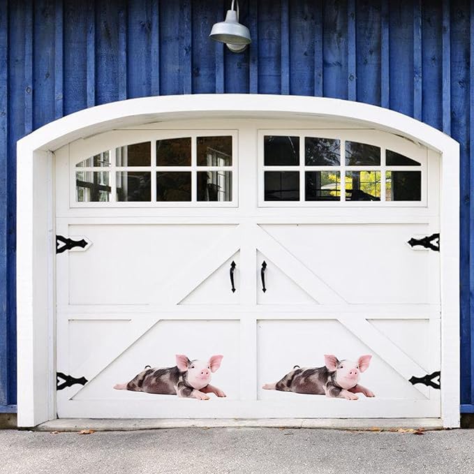 Funny Piggy Wall Window Stickers True Pig Wall Decals Peel and Stick Cute Pig Wall Stickers Removable Funny Animals Decals Gifts for Farmhouse Nursery Kitchen Kids Bedroom Playroom Décor