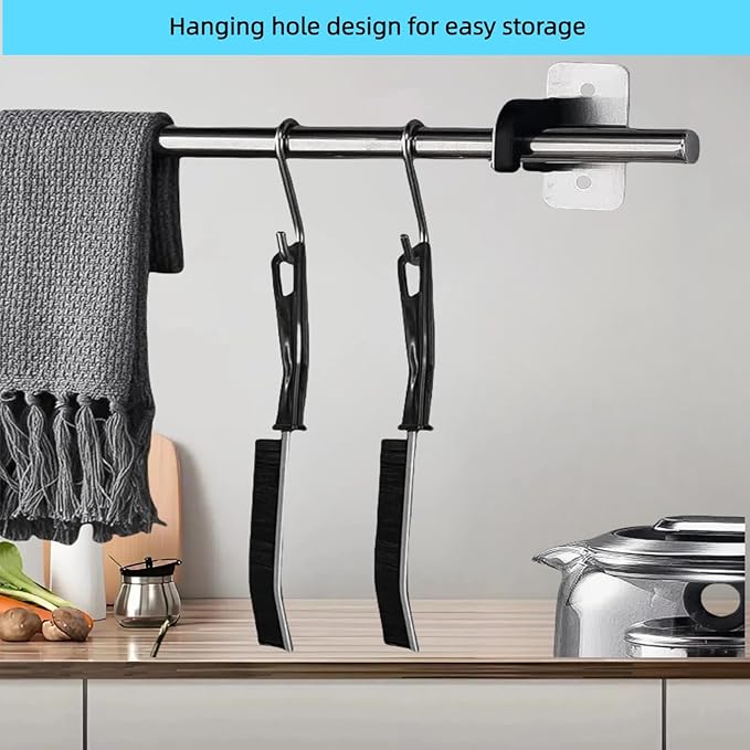 Crevice Cleaning Brush, Multifunctional Cleaning Brush Tool, Bathroom Gap Brush,Grout Brush, Cleaning Tools for Toilet, Bathrooms, Kitchens, Bathtub, Faucets, Sink, Windows,12pcs