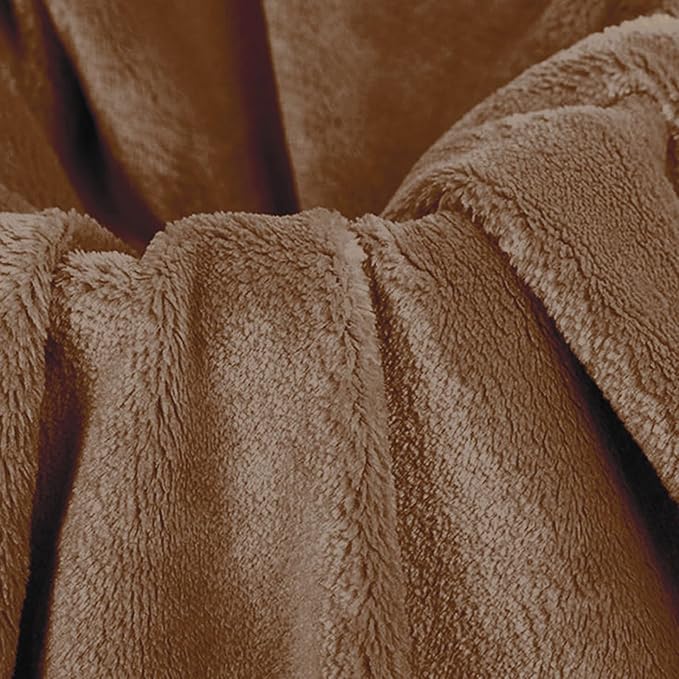 Big Huge Giant Bean Bag Chair for Adults, (No Filler) Bean Bag Chairs in Multiple Sizes and Colors Giant Foam-Filling Required- Machine Washable Covers, Double Stitched Seams (Khaki,6FT)