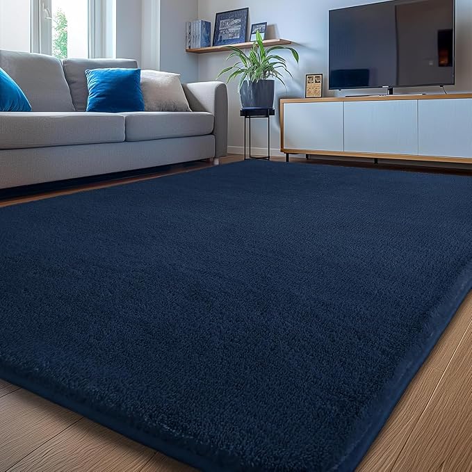 Sour Lemon 6x9 Area Rugs for Living Room, Soft Large Area Rug Fluffy Rugs for Bedroom,Machine Washable Area Rug Non Slip Carpet Rug for Living Room Playroom Kids Room Home Decor