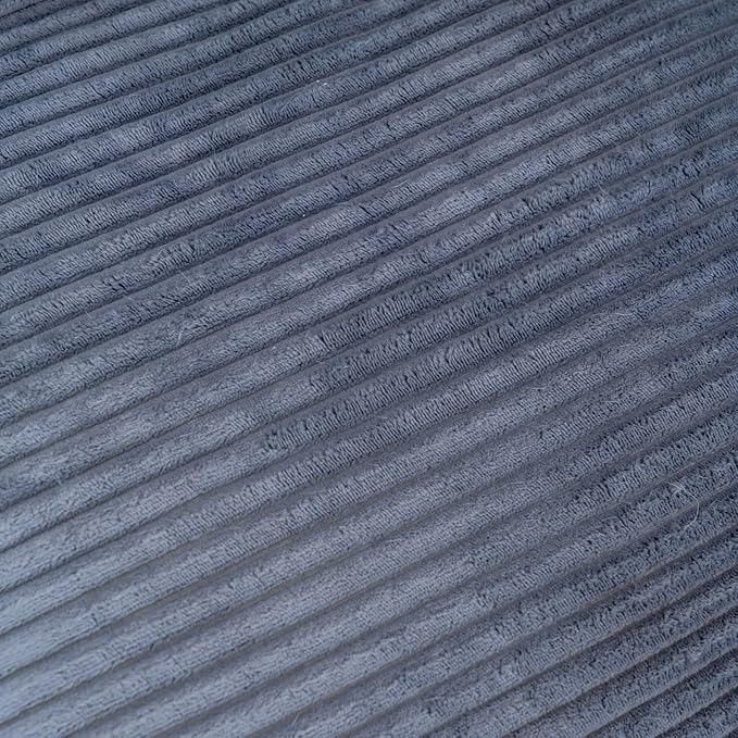 Giant Bean Bag Chair, Faux Fur Bean Bag Chair for Adults, Fluffy and Comfy Bean Bags with Filler, Big Bean Bag Sofa Chair for Reading, Gaming, Stuffed High-Density Foam, Grey