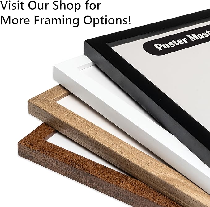 Poster Master Vintage Poster - Retro One Line Hummingbird Drawing Print - Bird Line Art - Minimal Gift for Him, Her, Animal Lover - Abstract Decor for Home, Office, 16x20 Beige Framed