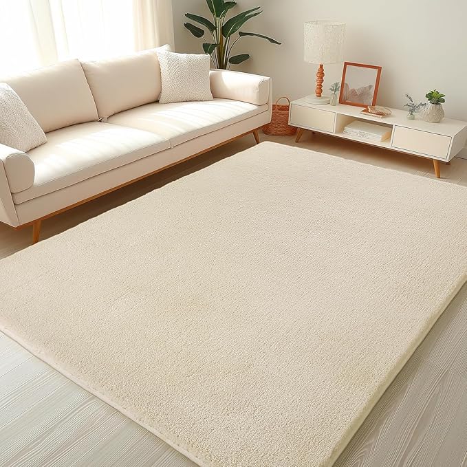 Sour Lemon 5x7 Area Rugs for Living Room, Soft Large Area Rug Fluffy Rugs for Bedroom,Machine Washable Area Rug Non Slip Carpet Rug for Living Room Playroom Kids Room Home Decor
