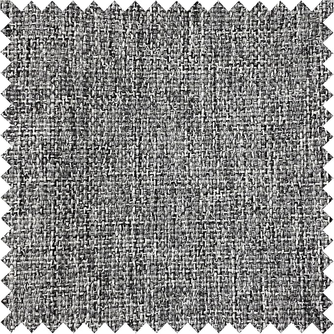 Macochico Pinch Pleated Blackout Curtains 102 Inches Long 100% Blackout Natural Linen Drapes for Bedroom Living Room Windows Farmhouse Burlap Curtains with Tieback 52”Wx102”L Natural Grey 1 Panel