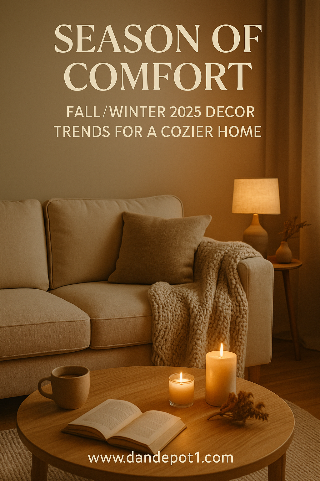 🍁 Season of Comfort: Fall/Winter 2025 Decor Trends for a Cozier Home