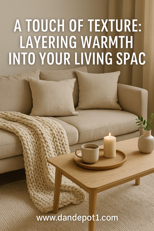 🪶 A Touch of Texture: Layering Warmth into Your Living Space