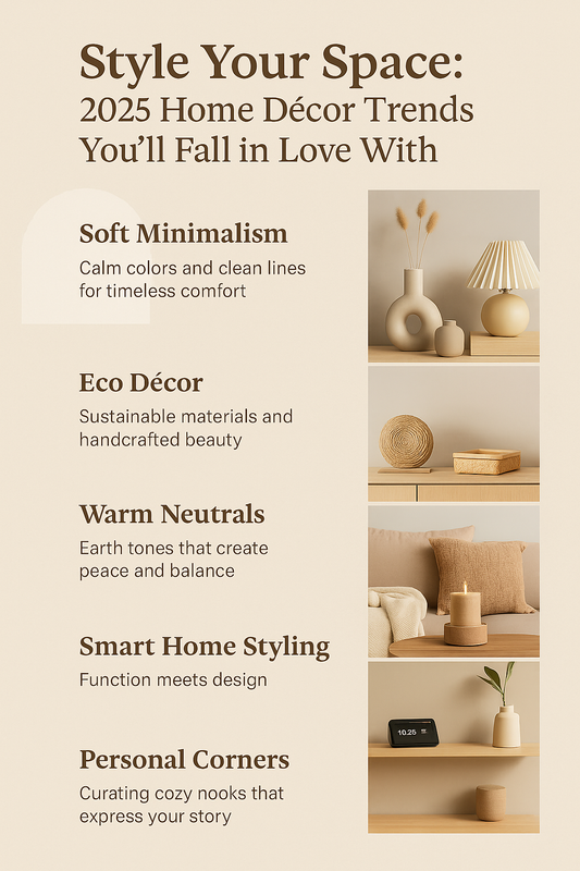 🏡 Style Your Space: 2025 Home Décor Trends You’ll Fall in Love With  Keywords: home décor trends 2025, minimalist interior design, cozy home ideas, eco décor, warm neutrals, www.dandepot1.com