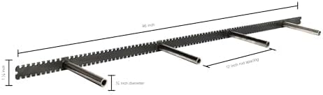 Floating Shelf Brackets - Sheppard Brackets - Easy Install - Heavy Duty (46 inch)