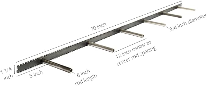Floating Shelf Brackets - Sheppard Brackets - Easy Install - Heavy Duty (70 inch)