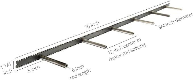 Floating Shelf Brackets - Sheppard Brackets - Easy Install - Heavy Duty (70 inch Build Kit)