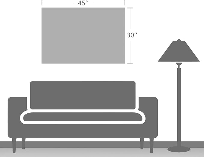 cozy country Palm Tree Wall Art 45"x30" - Coastal Pictures Beach Canvas Ocean Decor - Nautical Artwork Seascape Hand Painting for Living Room, Bedroom, Sea House