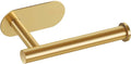 Toilet Paper Holder,Gold,Wall Mount, Upgraded Adhesive Toilet Roll Holder,no Drilling,Bathroom/Rv/Washroom,SUS 304 Stainless Steel,Rustproof (Gold, 1 Piece)