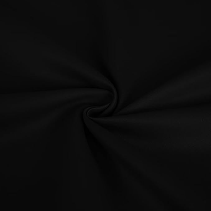 Black Curtains 96 Inches Long for Bedroom, Black Out CurtainsThermal Insulated Blackout 2 Panels Set, Long Drapes for Living Room Windows Solid Grommet Privacy, W52 x L96