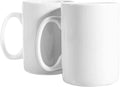 30oz Super Large Ceramic Coffee Mugs Large Handles Set of 2 (White)