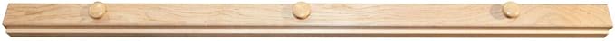 RRD Quilt Hanger for Wall for Display (30") Amish Made Wooden Quilt Rack Wall Mount - Rustic Tapestry Quilt Wall Hangers (Maple Wood, Natural Stain, 30" Long)