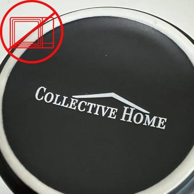 COLLECTIVE HOME - Monogram Ceramic Mugs, 15 oz Golden Initial Black Coffee Cups, Elegant Alphabet Tea Mugs, Elegant Personalized Mug with Gift Box, Unique Mug with Double Side Capital Lette (L)