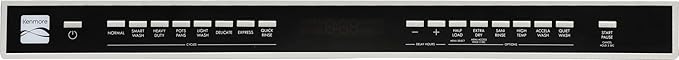 Kenmore 24" Built-In Dishwasher - UltraWash Plus, SmartWash, Accela Wash, Sanitize Rinse, TurboDry, and Removable Third Rack - 15 Place Settings - 49 DBA - ENERGY STAR Certified - Stainless Steel