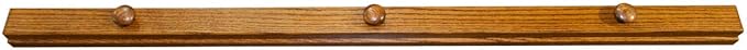 RRD Quilt Hanger for Wall for Display (54") Amish Made Wooden Quilt Rack Wall Mount - Rustic Tapestry Quilt Wall Hangers (Oak Wood, Michaels Stain, 54" Long)
