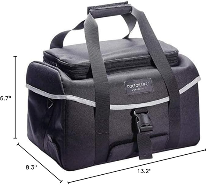 DOCTOR LIFE LX9max Full Body (C) - Sequential Air Compression Recovery System : Device + Legs (L) + Arm + Centerbody + Bag (FSA-HSA Approved)