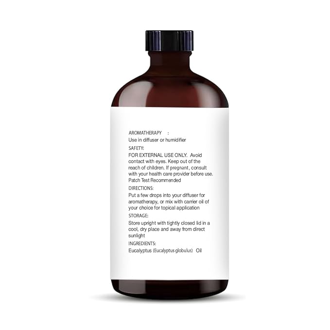 Majestic Pure Eucalyptus Essential Oil with Glass Dropper - 4 Fl Oz Pack of 2-100% Pure and Natural Eucalyptus Oil - Premium Grade Essential Oils for Diffuser, Aromatherapy, Soap and Candle Making
