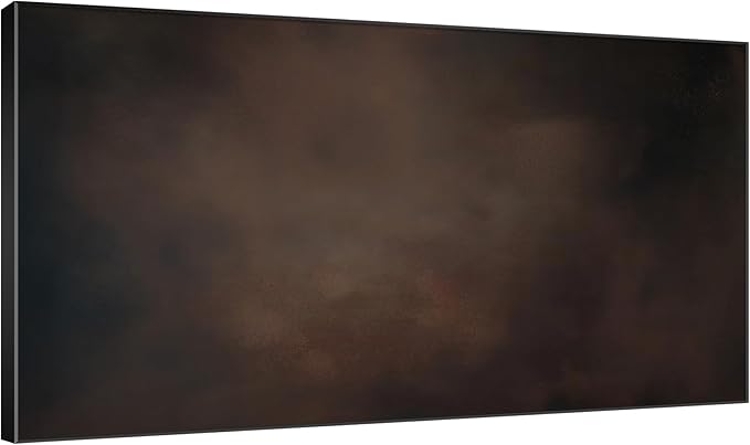 SIGNWIN 36"x60" Extra Large Framed Wall Art Dark Brown Abstract Moody Illustration for Home Living Room Bedroom Decor (Frame Assembly Required)