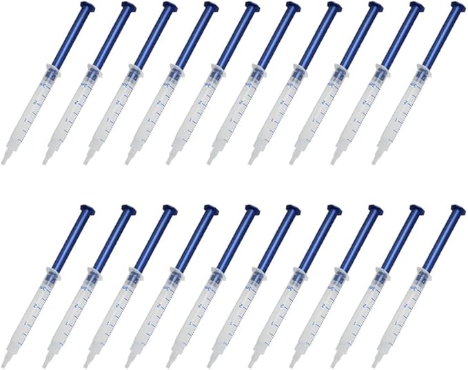 20 PCS 3ML Teeth Whitening Gel Refills 35% CP Bleaching Gel, Tooth Whitener Gel Syringes Kit