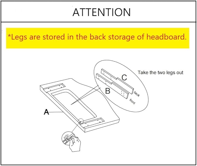 24KF Upholstered Tufted Button Linen Fabric Headboard,Comfortable Fashional Headboard King/CA King Size,Ivory