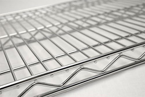 Omega Products Corporation 12" Deep x 48" Wide x 14" High Chrome Stationary Dunnage Rack