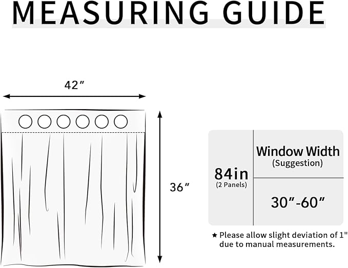 Easy-Going Blackout Curtains for Bedroom, Solid Thermal Insulated Grommet and Noise Reduction Window Drapes, Room Darkening Curtains for Living Room, 2 Panels (42x36 in, Black)