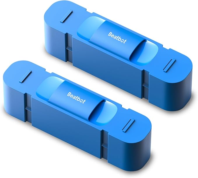 Beatbot AquaSense Pro Pool Robot Vacuum, 5-in-1 Cleaning with 2*Clarifying Agent Kits, Smart Surface Parking, Clarifies & Skims Water, Ideal for Inground Pools up to 3,299 Sq.ft - Navy Blue