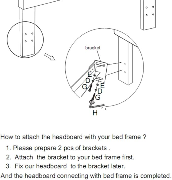 24KF Upholstered Tufted Button Linen Fabric Headboard,Comfortable Fashional Headboard Queen/Full Size,Ivory