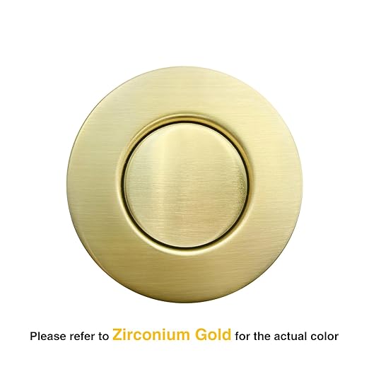 Garbage Disposal Air Switch Kit, UL Certified Professional Garbage Disposal Switch Button Power Module, Sink Top Waste Disposer On/Off Switch