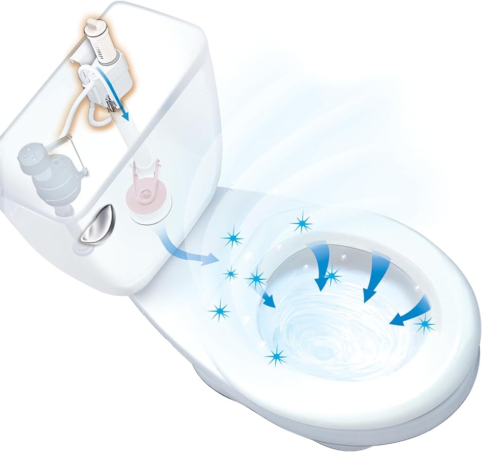 Fluidmaster 8302P8 Flush 'n Sparkle Automatic Toilet Bowl Cleaning System Bleach Replacement Cartridge Refills, 2-Pack