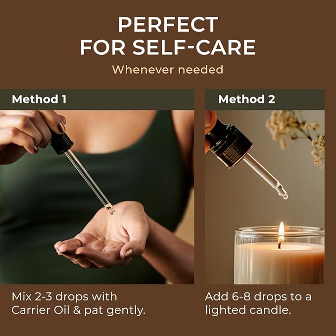 Gya Labs Rose Geranium Essential Oil for Skin - 0.34 Fl Oz - 100% Pure Natural Rose Geranium Oil for Diffuser, Aromatherapy Self-Care & Candle Making Scent