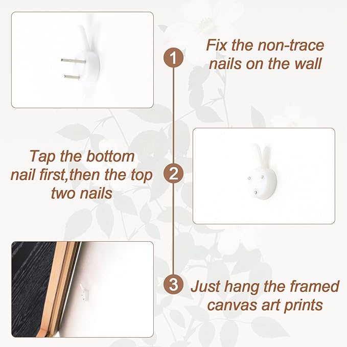 Aurlan The Way The Truth The Life Bible Verse Framed Wall Art(16"x24"), 3PCS Boho Christian Scripture Canvas Artwork, Large Floral Botanical Job 23:11 Psalm 43:3 John 14:6 Decor for Home Bedroom