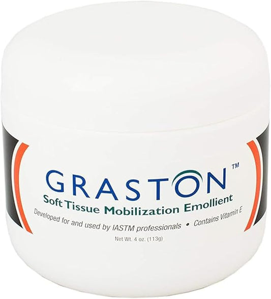 Graston Technique Vitamin E Enriched Emollient - 4oz Jar, Ideal for IASTM Lotion & Massage Therapy Cream, Perfect Vitamin E Cream for Massage and Physical Therapy, 1-Pack
