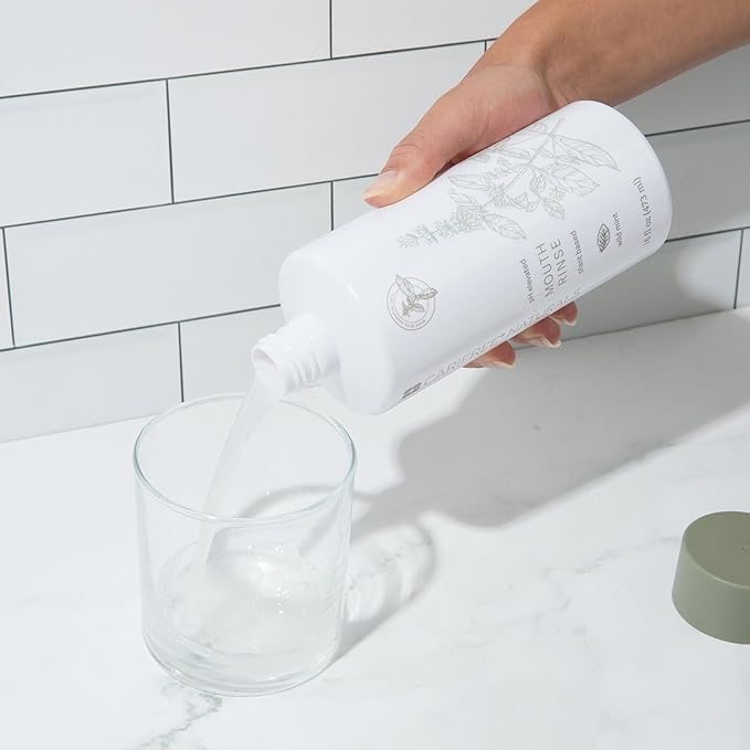 CariFree Naturals Mouth Rinse | pH Elevated, Fluoride-Free, with Magnolia Bark & Essential Oils, Organic Ingredients, Alcohol-Free, Dentist Recommended,Dentist Developed Wild Mint, 16 fl oz, Pack of 4