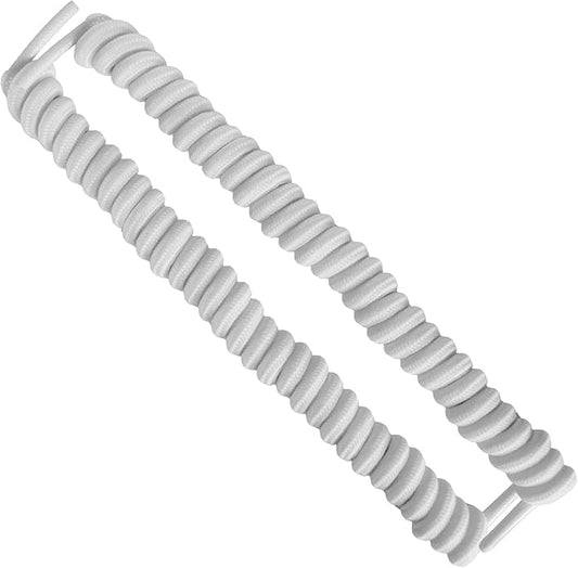 FOOTMATTERS Curly No Tie Shoe Laces - Elastic Spring Laces
