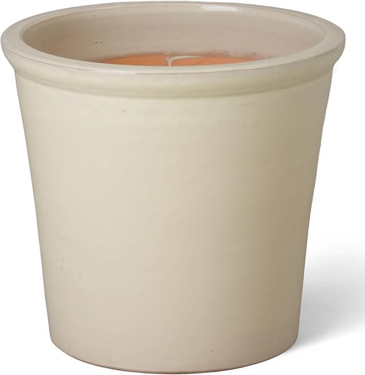 Emissary Round Stoneware Planter (Parent SKU 12012) (Cream, 16" D x 15" H)