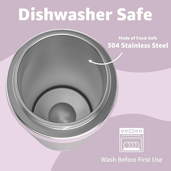 Chill Oasis Water Bottle | Compatible With Popular Flavor Cartridges | BPA Free, Leak Proof, Double-Walled Vacuum Insulated Stainless Steel, and Dishwasher Safe | Cold for 24 Hours (Lavender, 32oz)