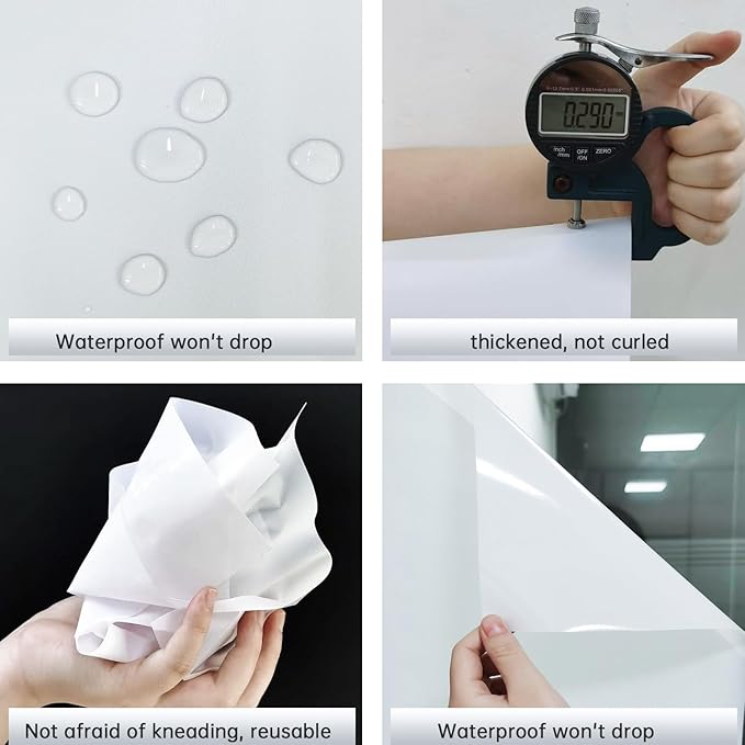 Frosted Glass Window Privacy Film Decorative, Bathroom Privacy Film for Glass Windows Cover, Static Cling, Removable, Reusable, Anti-UV, Anti-Glare, Heat Blocking,Gray,45.2X196.9Inch