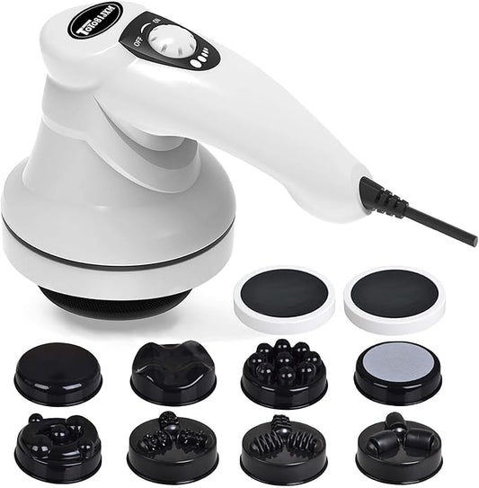 Cellulite Massager – Body Sculpting Machine with Lymphatic Drainage & Skin Tightening for Belly Butt Stomach Legs Arms Fat, Lipo Roller Massager After Surgery, Widearea & Adjustable Speed.