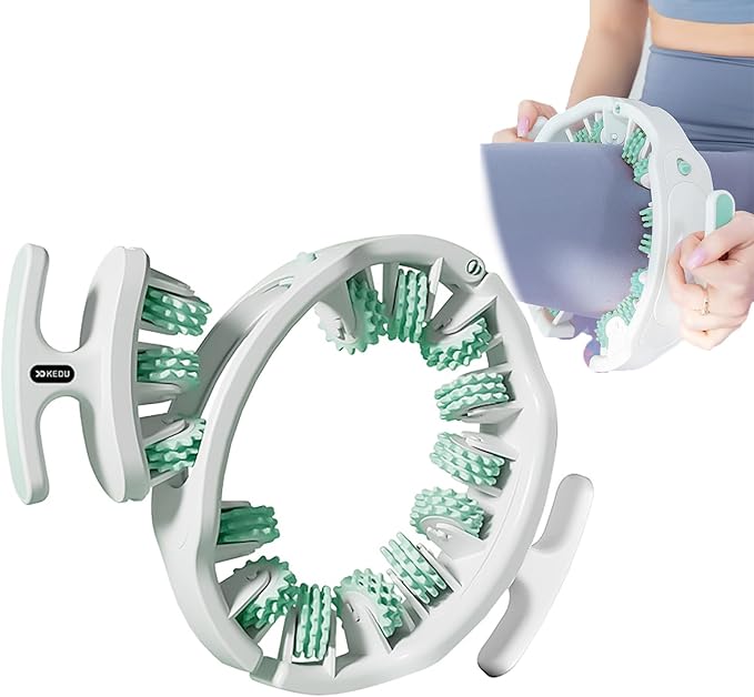 Cellulite Roller for Legs and Arms 2025 New, with Two Removable Handle Design, 360° Anti-Celluliteleg Roller Cellulite Fascia Massage Roller, Deep Tissue Massage Tool for Fat Deposits Reduction Green